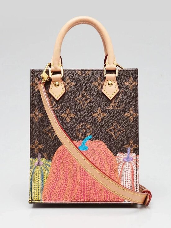 Louis Vuitton Handbags - Louis Vuitton x YK Monogram Canvas Pumpkin Petit Sac Plat Bag